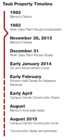 Taub property timeline