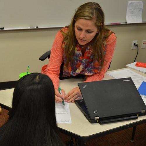 Math teacher Danielle became a teacher after a venture into business.