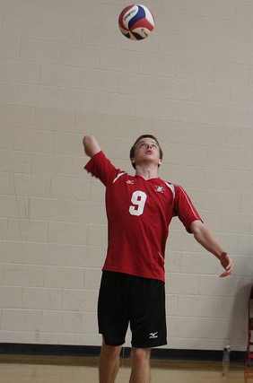 Junior Marcus Manca finished the tournament with over 12 combined blocks.