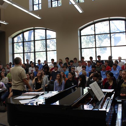 Chorales membership increased by 17 singers this year. Other fine arts ensembles have noticed a growth in size as well.