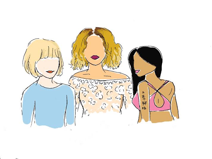 Pop trifecta Taylor Swift, Beyonce and Nicki Minaj (left to right) have made waves this year with their commercial and artistic success. (Brooke Kushwaha)