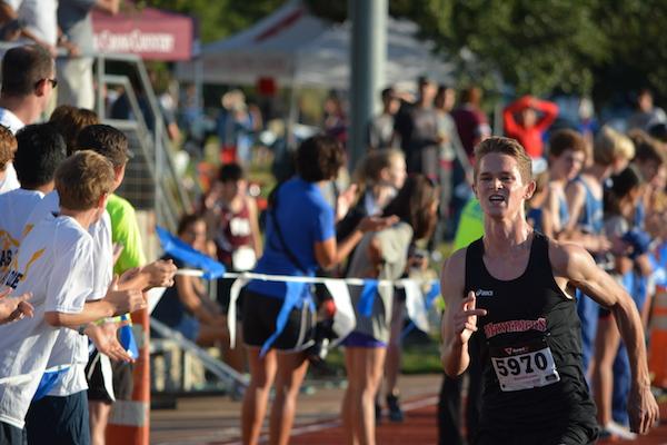 The Chronicle Cup is based on both individual and team performances. Joe Faraguna (16), right, runs for boys  cross country, which finished first in SPC last year.