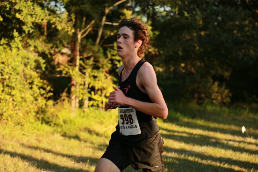 Junior Sean Jackson placed 15th at the SPC race. (Jared Margolis)