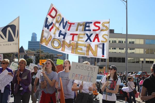 Sophie Gillard attended the Womens March on Austin on Jan. 21.