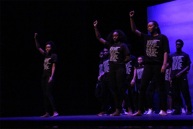 AAAG members dance to a remix of Rise Up.