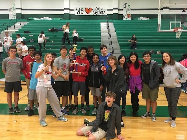 Students won first place in seven different events. The Upper School finished second overall in the small school division.