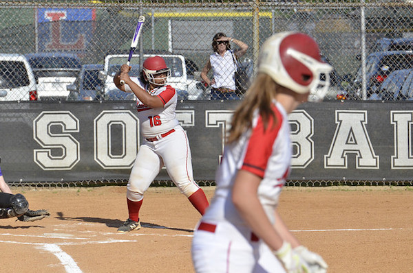 Senior Alex Jones goes up to bat in the game against Kinkaid. 