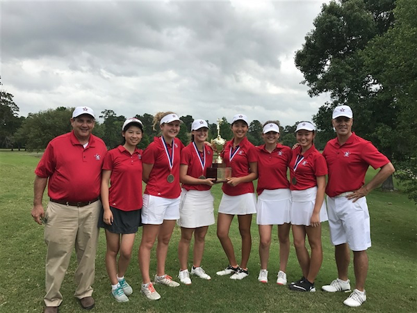 Girls golf took first at SPC for the first time in four years.