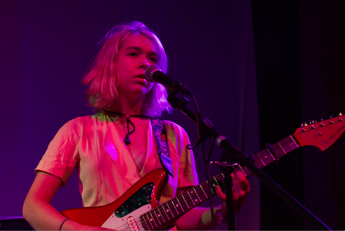 Lindsey Jordan, chief songwriter for Snail Mail, performs at Walters.