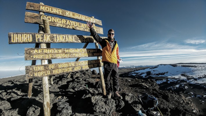 Philpott overcame the many challenges of his trek and made it to the peak of Mt. Kilimanjaro.