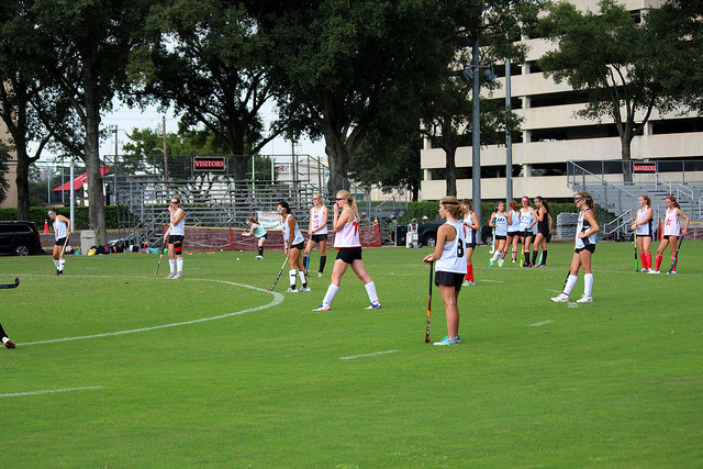 Last years team practices on Finnegan Field. The Mavs appreciated getting to play St. Agnes at home. 