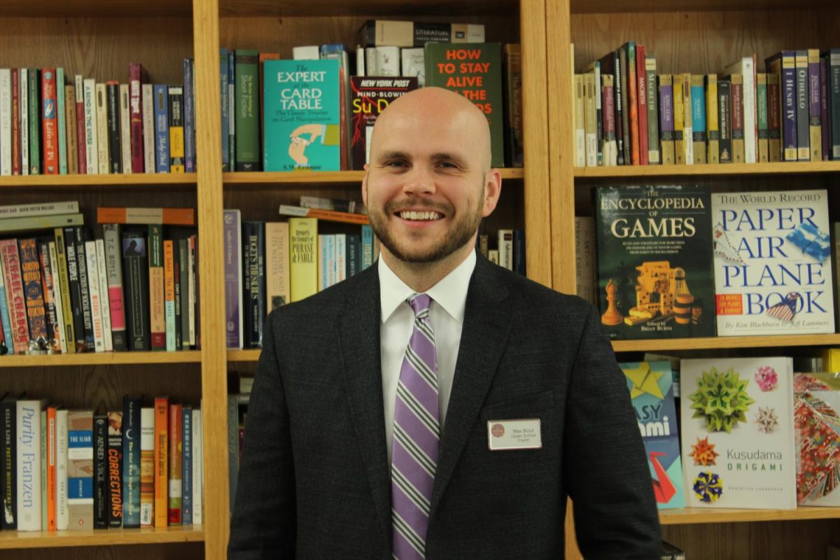 Max Boyd joined the St. Johns English department this year. 