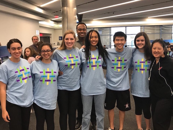 Six students travel to Anaheim with chaperones Virgil Campbell and Jamie Kim for the Student Diversity Leadership Conference. 