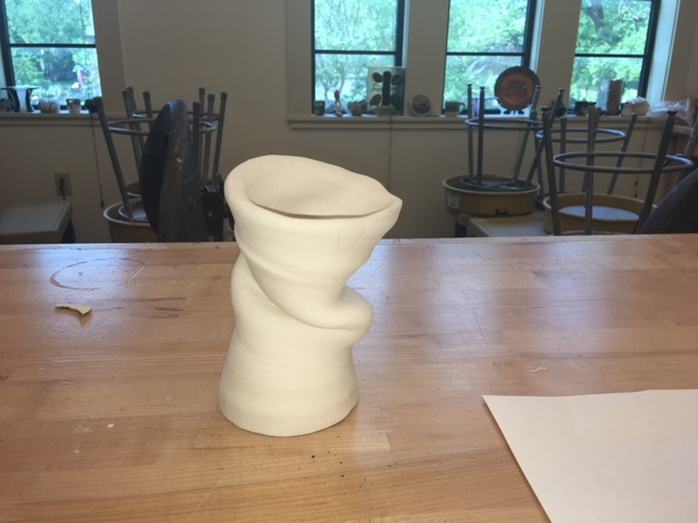 One of Cohens pots in the art studio.