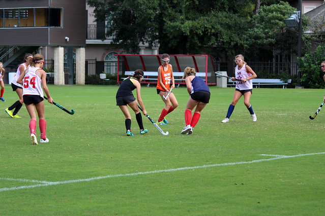 Backpacks were stolen on Sept. 5 from the pavilion at Caven Field during a field hockey practice.