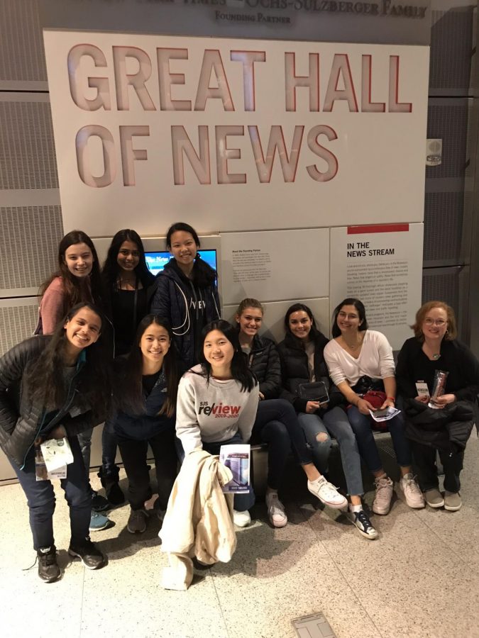 Review editors toured the Newseum on their Washington, D.C.trip before it closed in January.