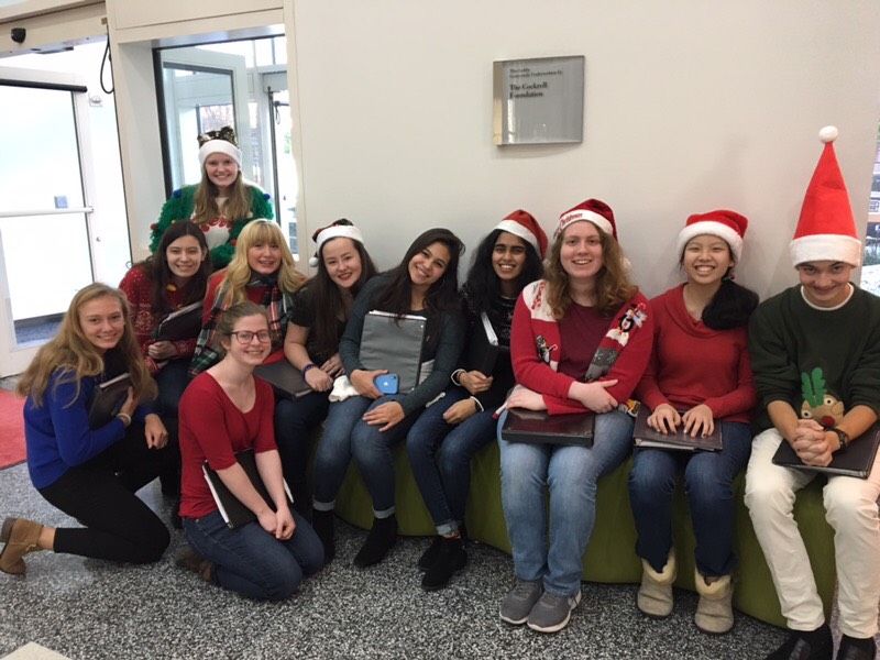 Kantorei caroled at Texas Childrens Hospital on Dec. 2.