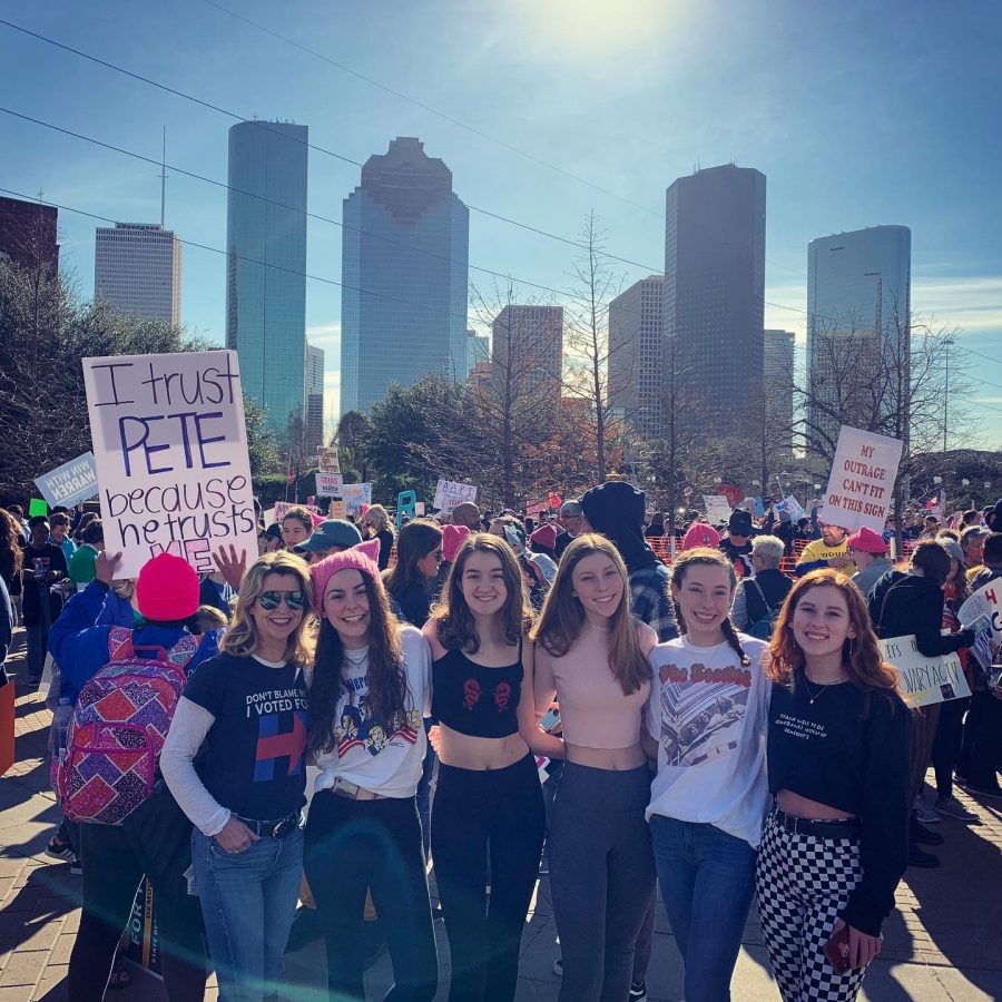 Several members of WHEE attended the Womens March on Jan. 25. 