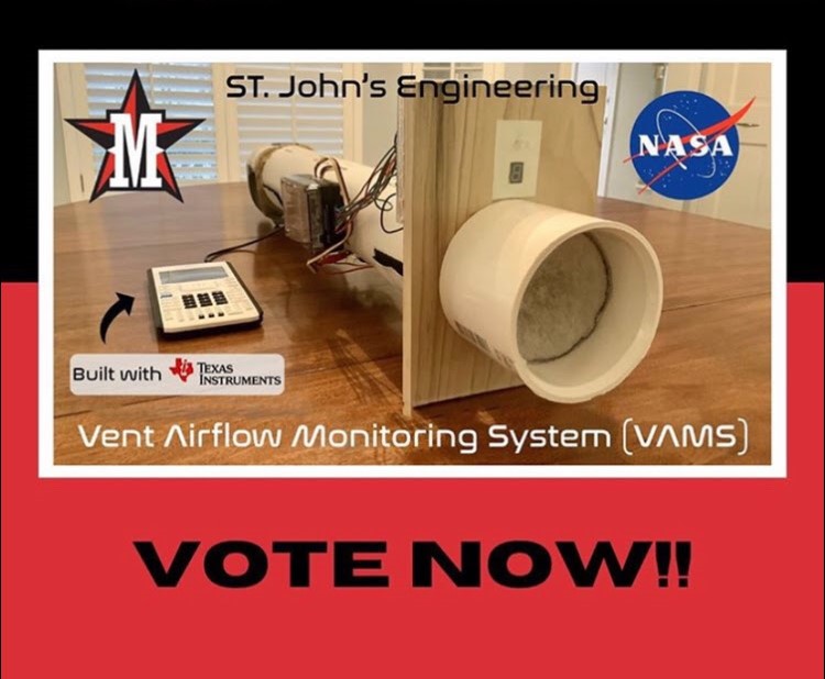 On Sept. 14, four seniors placed in the top 10 in the NASA & TI Codes contest with their air monitoring system.