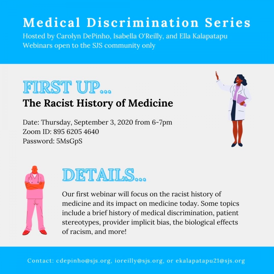 The+first+webinar+on+Sept.+3+covered+racism+in+a+medical+setting%2C+from+the+mental+and+physical+effects+of+racism+on+BIPOC+to+common+stereotypes+held+by+practitioners.