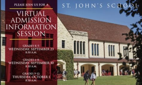 Since St. John’s is currently not allowing any outside students on campus, all tours, admission events and interviews are conducted online.