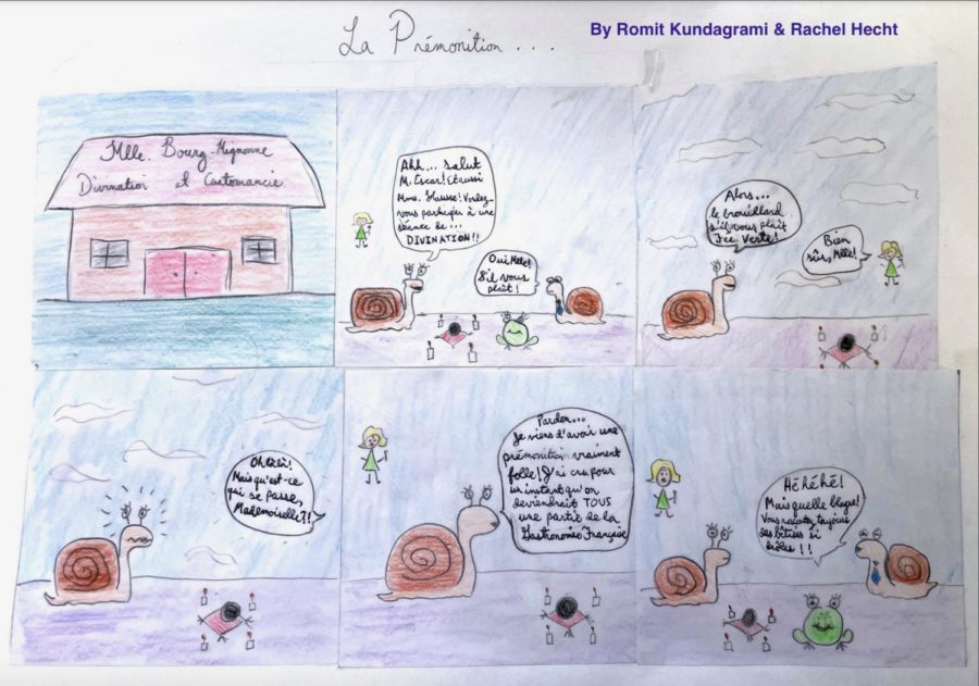 Romit Kundagrami and Rachel Hecht teamed up to draw a comic together. 