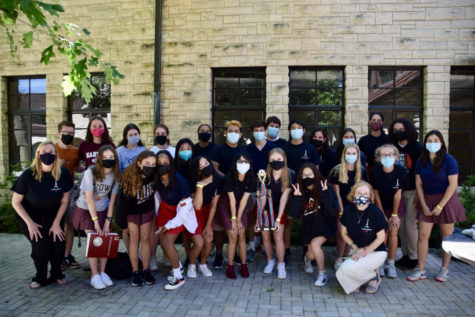French students won first place at the Texas French Symposium last month, with one of the largest teams to have participated since St. John’s began competing in the event nine years ago.