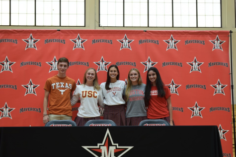 Five seniors signed their National Letters of Intent on Nov. 13.
