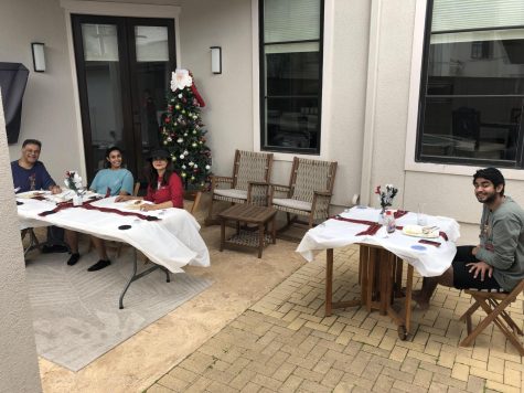 A spike in SJS Covid cases over the holidays necessitated modified celebrations. Senior Afraaz Malick, Executive Managing Editor, had to distance from his family on Christmas day.