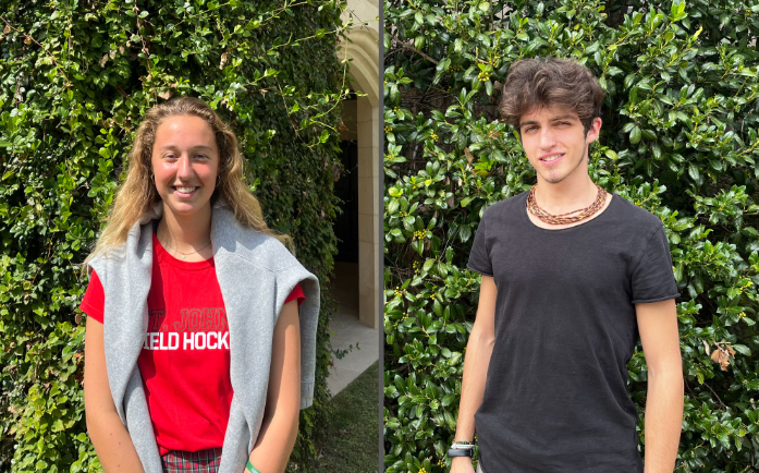 Juniors Juliana Boon and Leonidas Iliopoulos joined the St. Johns community at the start of the 2022-2023 school year.