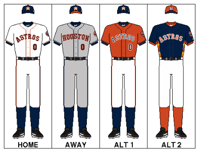 Why did the Houston Astros get rid of their more colorful uniforms