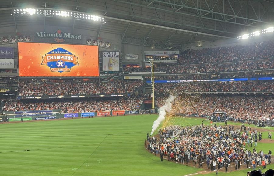 On Nov. 5, the Houston Astros won the World Series title for the second time ever, five years after their first.