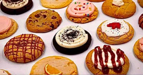 Freshmen Dalia Sandberg and Emma Arnold share their thoughts on Crumbl Cookies.