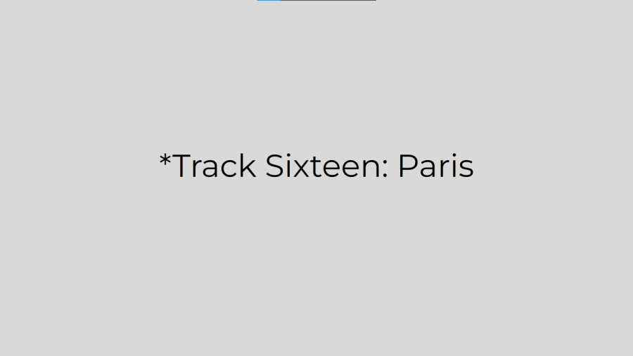 *Track Sixteen: Paris