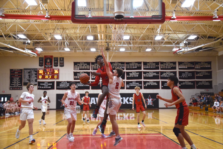 Video: Sophomore forward Sebastian Williams-Adams scores his 1,000th career point