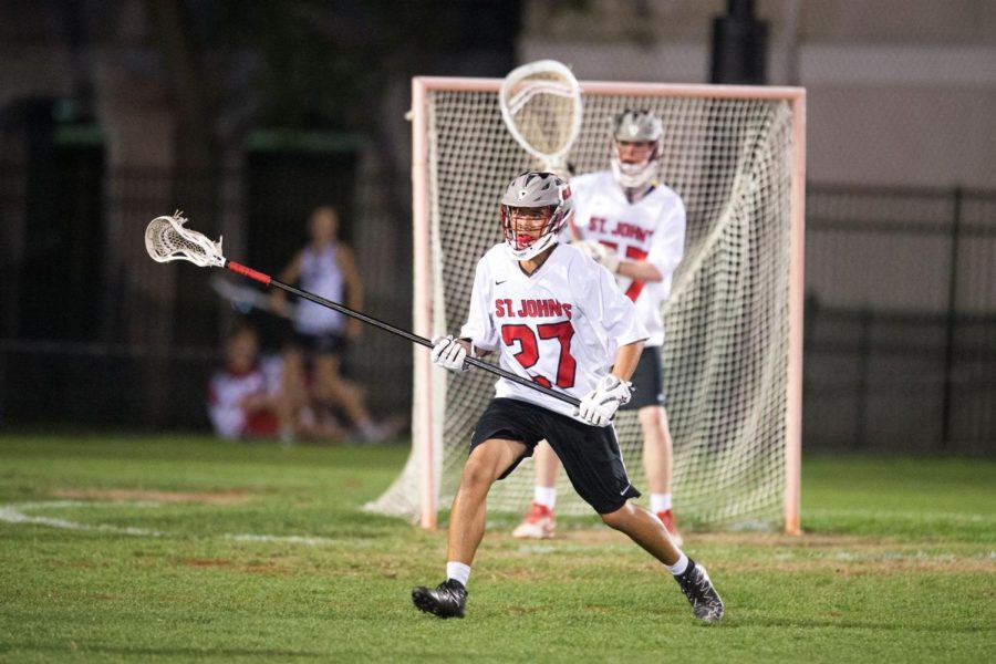 For most sports, the difference between varsity and junior varsity sports is very clear, but in boys’ lacrosse, the line between the two groups is blurred. 
