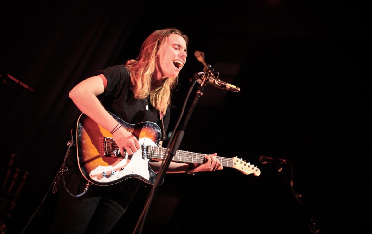 Julien Baker plays a show in St. Paul, Minnesota.