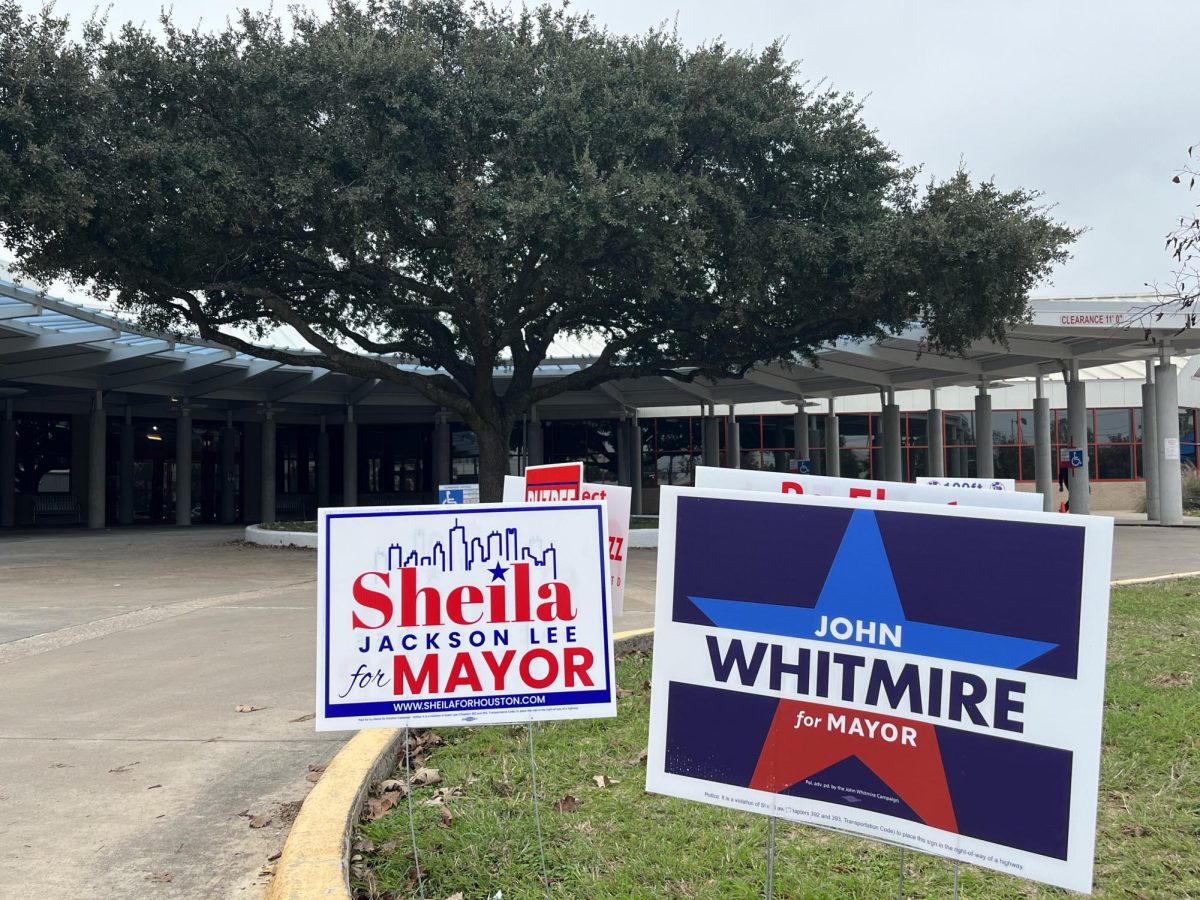 Houston voters went to polling stations, like the Metropolitan Multi-Service Center,  to cast their ballots in the mayoral election.