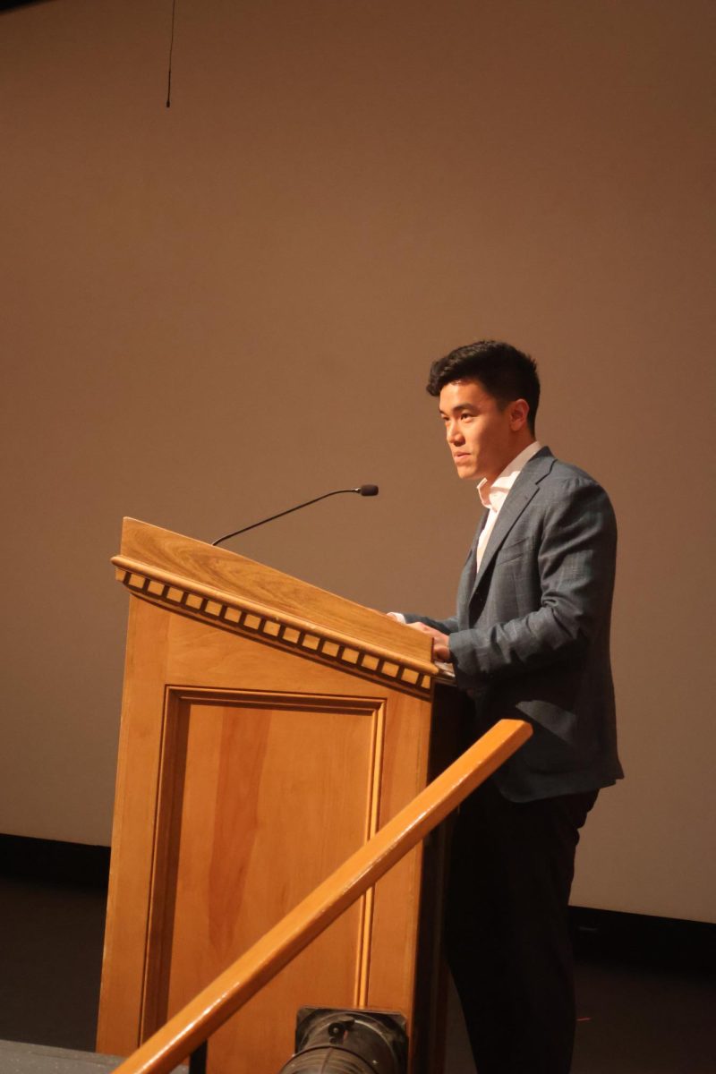 On May 6, EAAG invited Jackson Jhin (13) to be the guest speaker. 