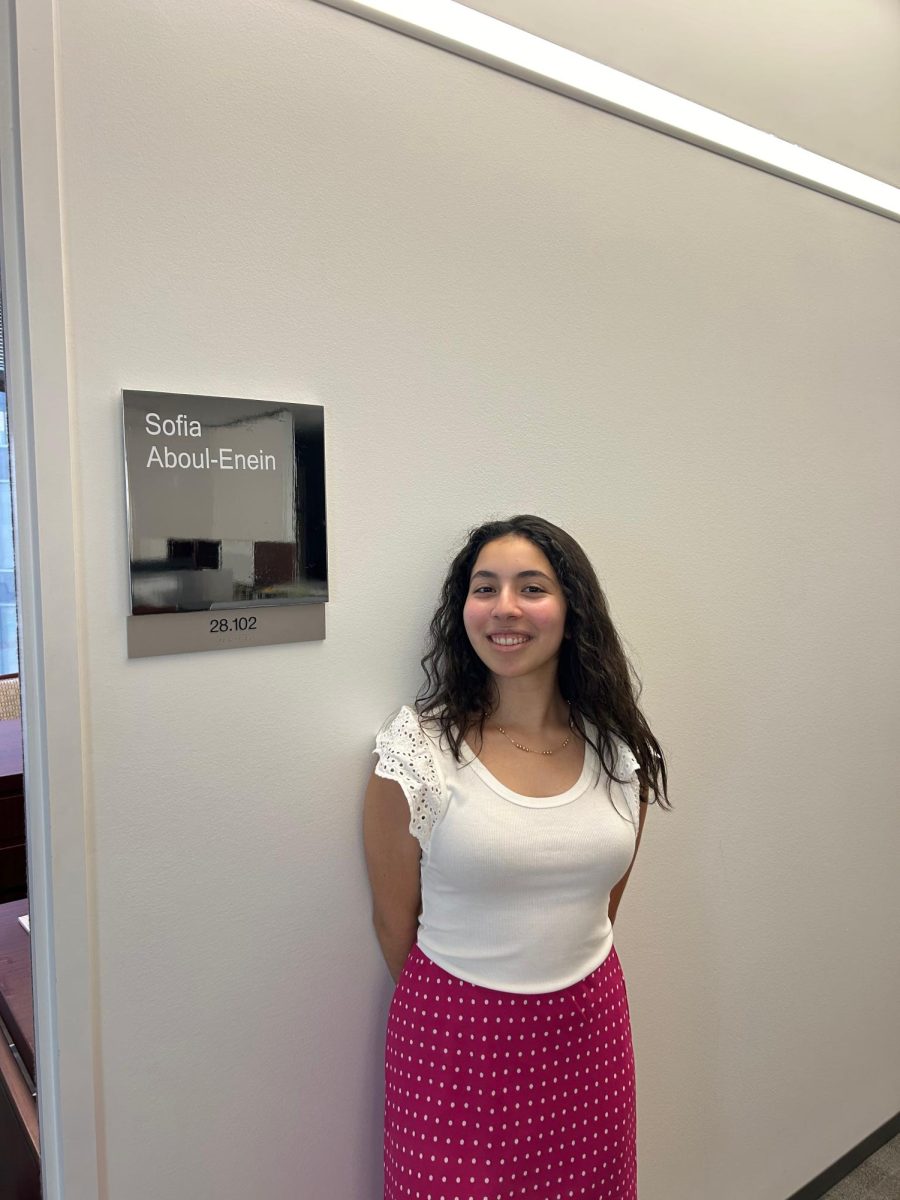 Sofia Aboul-Enein '25 was a participant in the SJS Summer Internship Program. Courtesy of Catherine Williford.