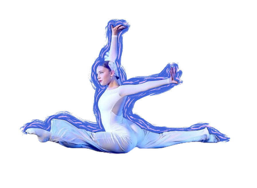 Sometimes, senior Erin Bray practices dance for a quarter of her day.