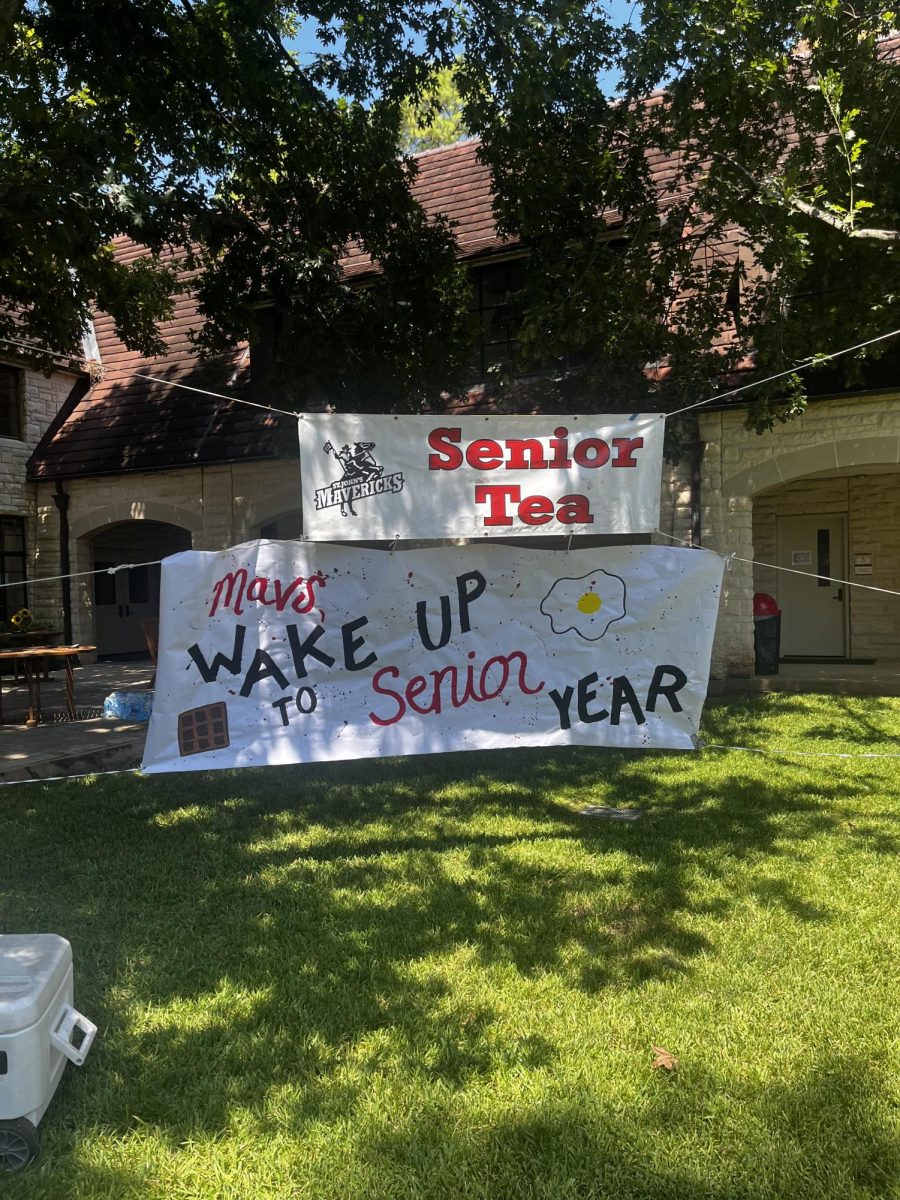 Seniors look forward to having breakfast-for-lunch during their Senior Tea. 