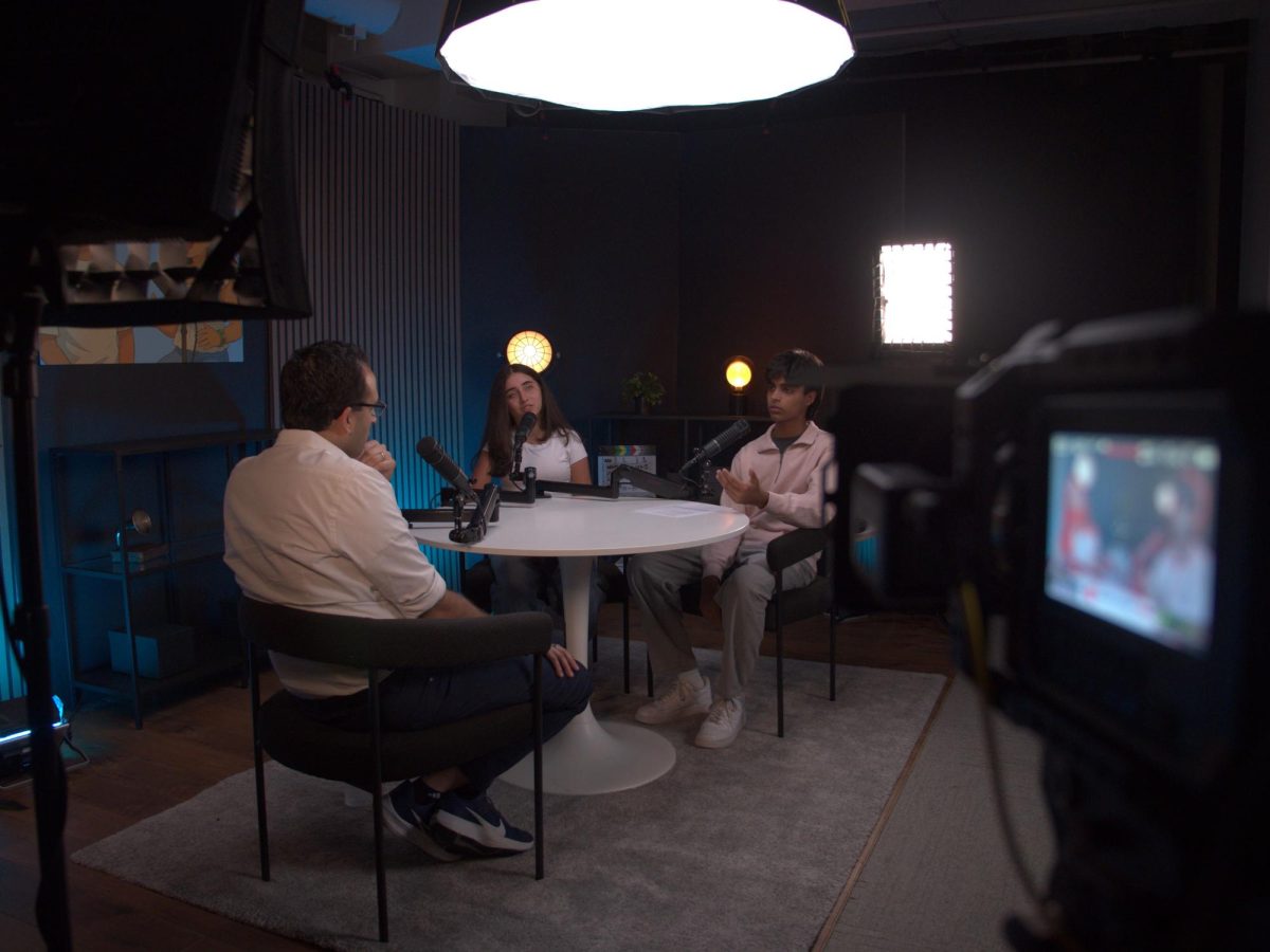 Freshman Ashna Bhagia and Awty sophomore Saahib Sarai started a podcast called "The Next Gen Lens." They interviewed start-up founder, Raj Salhotra ('09), pictured here.

Photo courtesy of Ashna Bhagia.