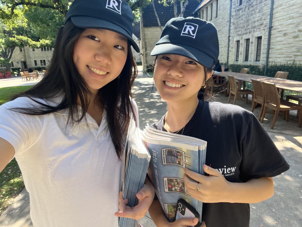 Spotted: Aien and Aila delivering newspapers on the last day of their freshman year (May 18, 2023). 